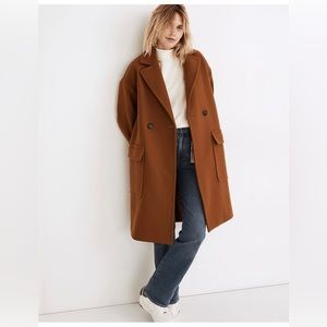 Averdon Coat in Insuluxe Fabric Size XL in Dried Cedar Melange color